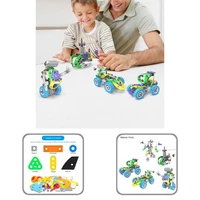 plastic wear resistant building toys erector kit creative toy brick cultivate color recognition for children