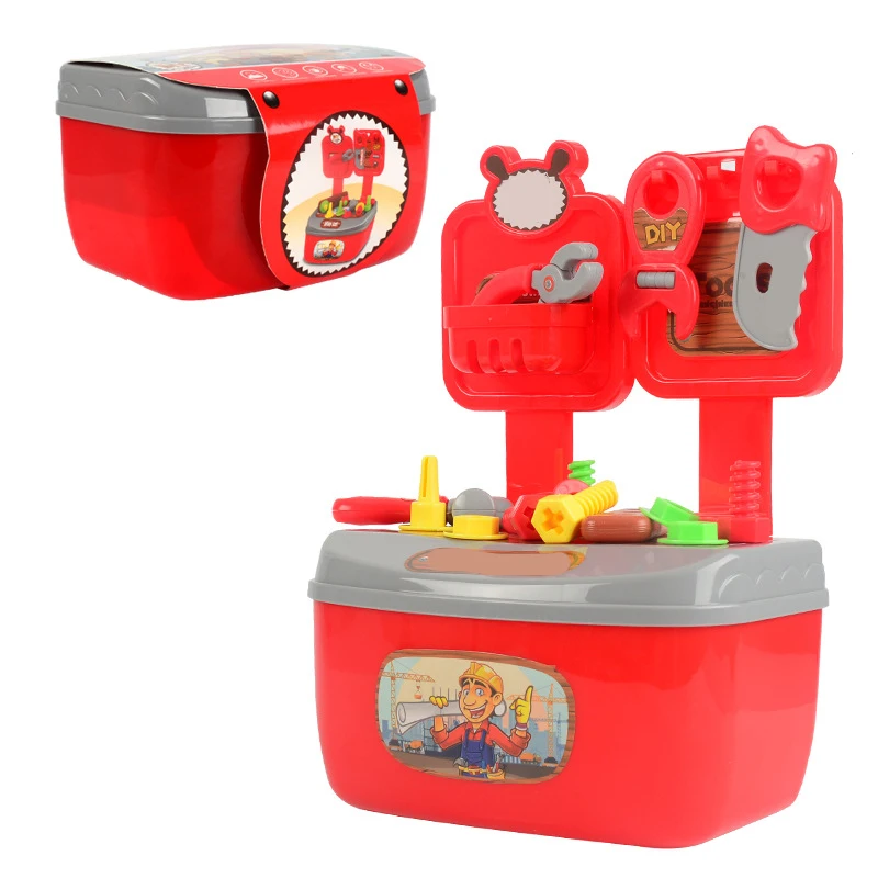 

Education Garden Toolbox Simulation Repair Tools Drill Screwdriver Tool Kit Set Pretend Play Learning Engineering Puzzle Toy Box