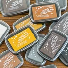 Штемпельная подушечка Yoofun, 6 цветов, большой размер, на масляной основе, для самостоятельного оформления губчатые штампы, скрапбукинга, отпечатков пальцев