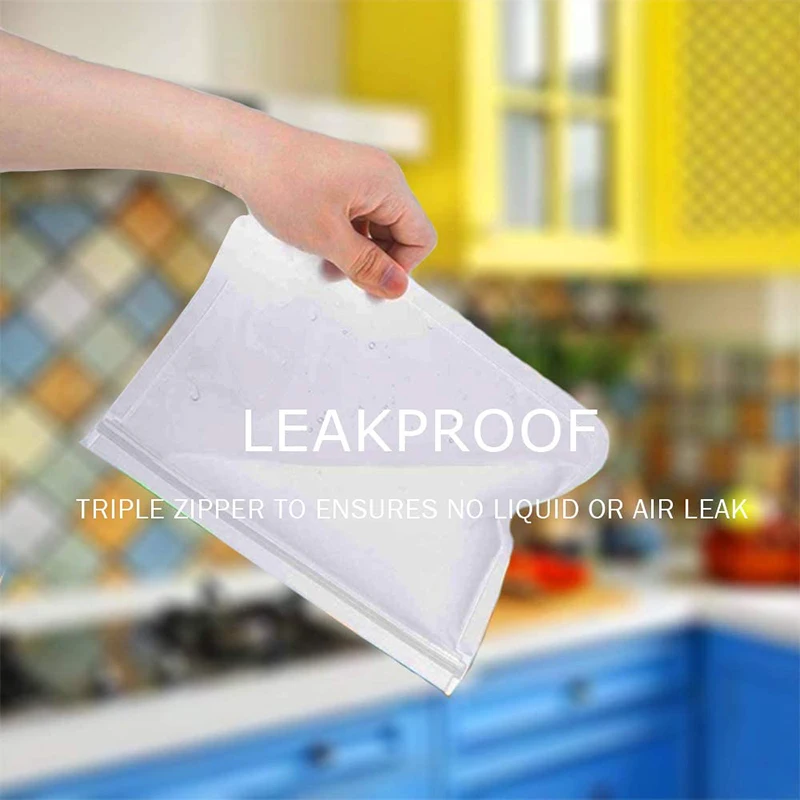 Мешки для хранения продуктов многоразовые мешки без BPA герметичные пакеты