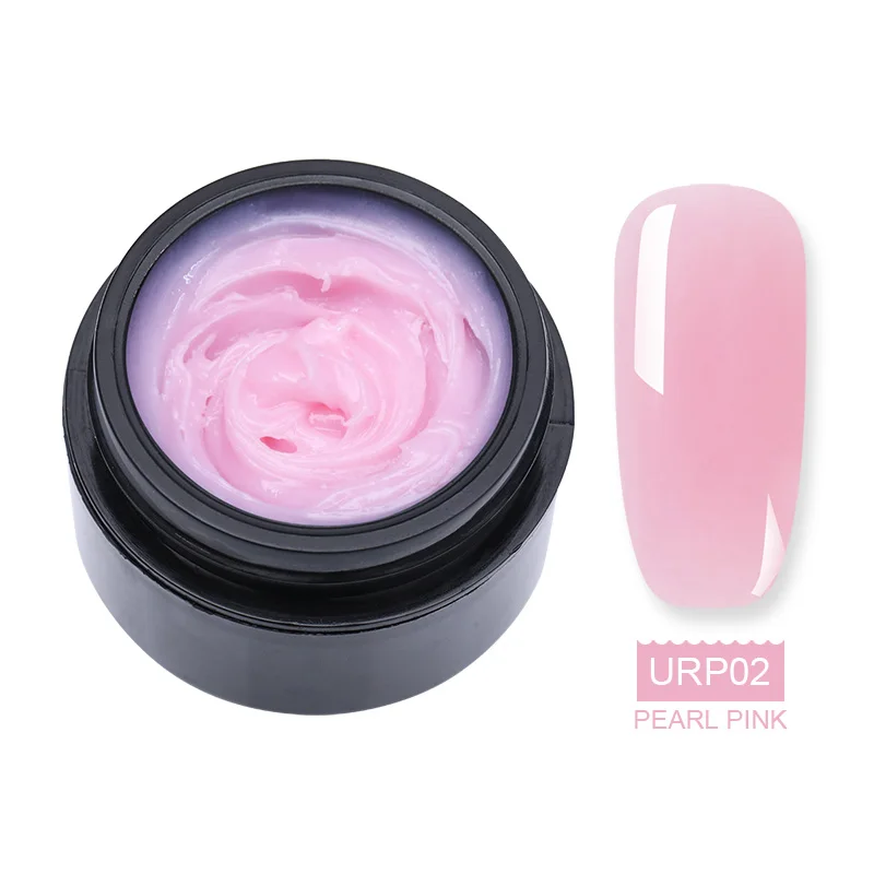 URP02 Ur Sugar, 15 мл, голографический блеск, полиэкстенсивный гель, французские ногти, прозрачный, Камуфляжный цвет, строитель, УФ-гель для ногтей, для наращивания пальцев - Цвет: URP02