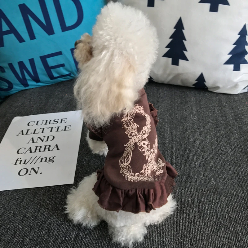 Одежда для питомцев элегантное роскошное меховое зимнее пальто одежда маленьких