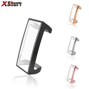 Чехол s для Fitbit Charge 2, защитный чехол для Fitbit Charge 3, умные аксессуары, бампер, ТПУ экран с пленкой, защитный чехол