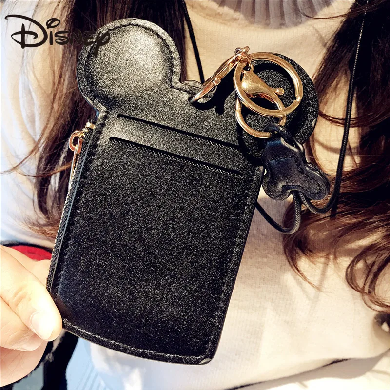 

Disney Loveliness новый набор карт с Микки Маусом ремешок для школьного обеда карта для банковских карт метро Кошелек для монет сумка для карт на мо...