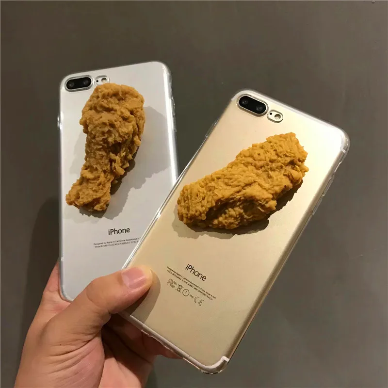 Новый 3D Рисунок куриные ноги чехол для телефона Iphone XS MAX прозрачный