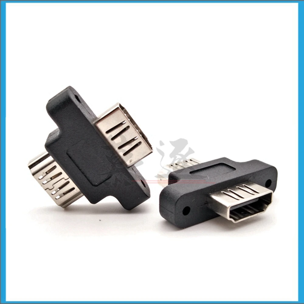 HDMI совместимый разъем Мама мама F/F с винтовыми отверстиями Удлинительный адаптер