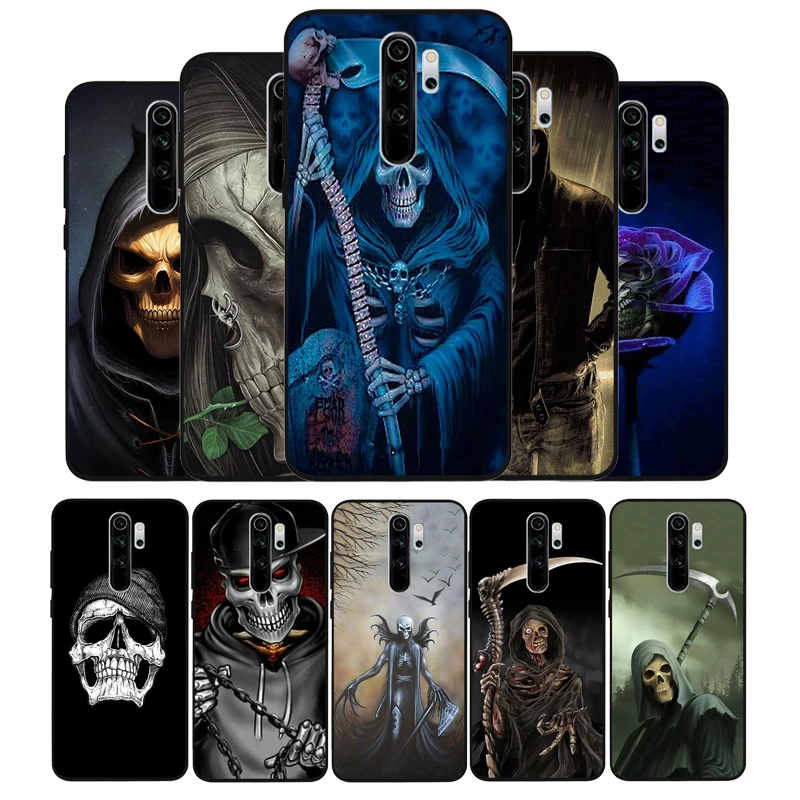 Чехол Grim Reaper Skull Skeleton для Xiaomi Redmi note 9 8 7 6 5 4 Pro S For redmi 4A 4X Plus 5A 7A чехол | Мобильные