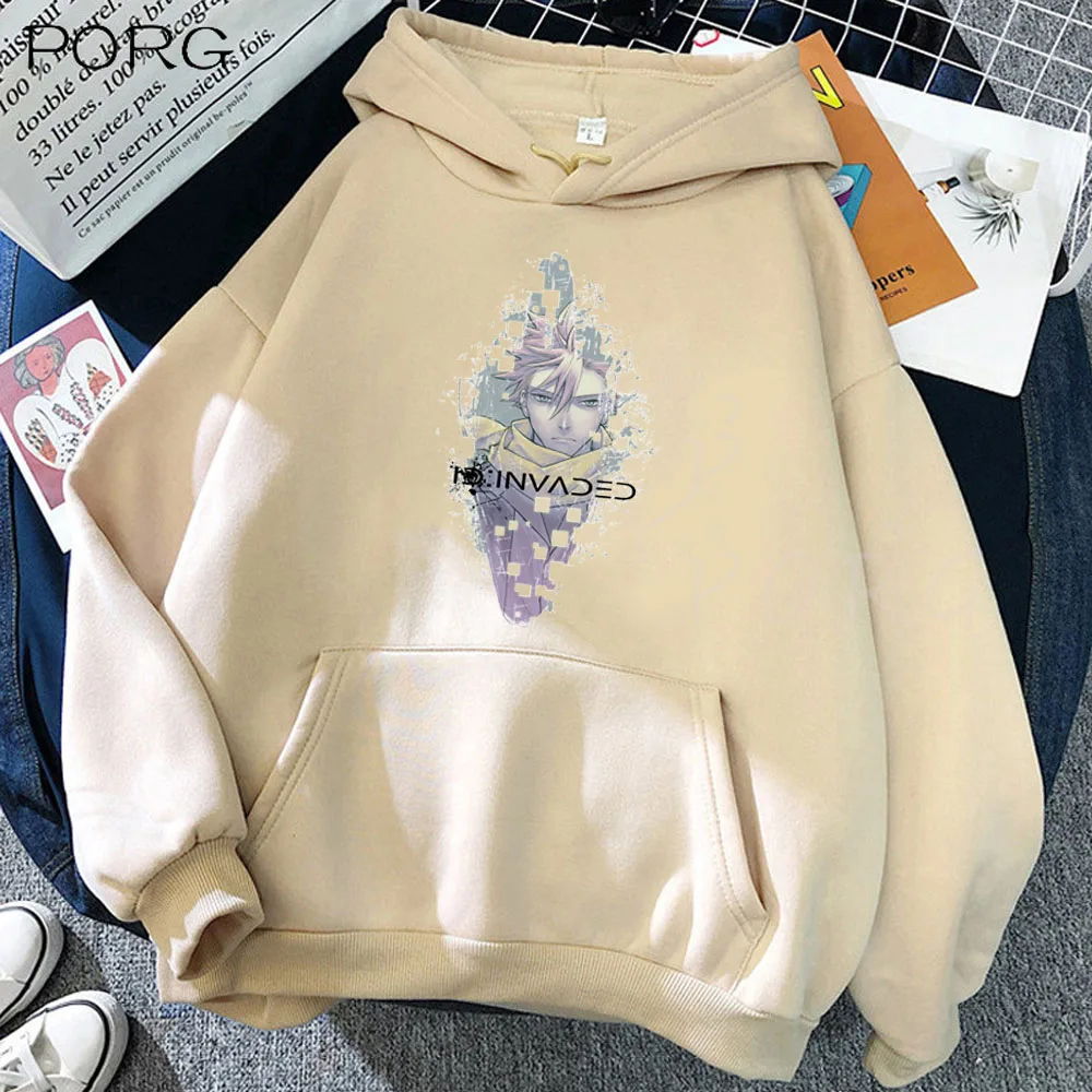 

Anime Invaded Hoodies Unisex Loose Casual Hoodies