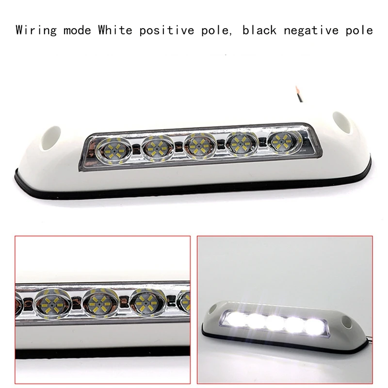 

12V RV LED Awning Porch Light Waterproof Motorhome Caravan Interior Wall Lamps Light Bar Trailer Exterior Lamp