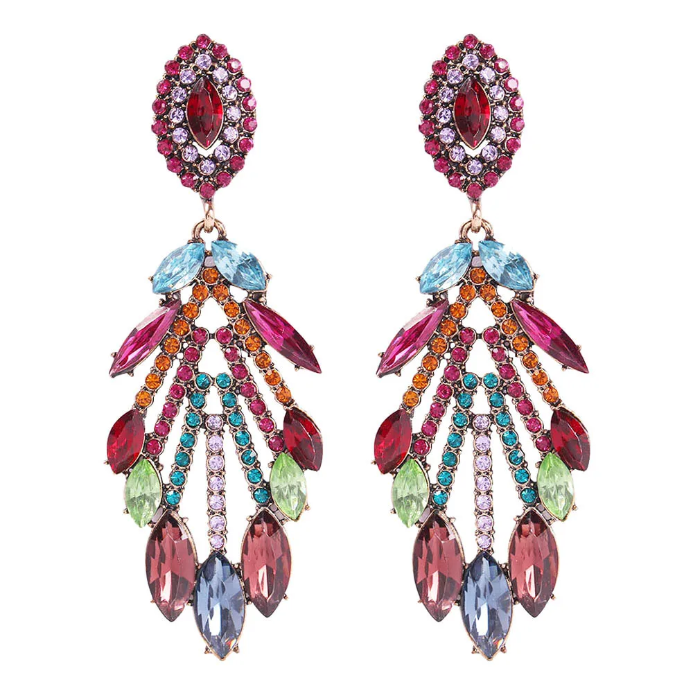 GEREIT Новое поступление Роскошная обувь с украшением в виде кристаллов Длинные