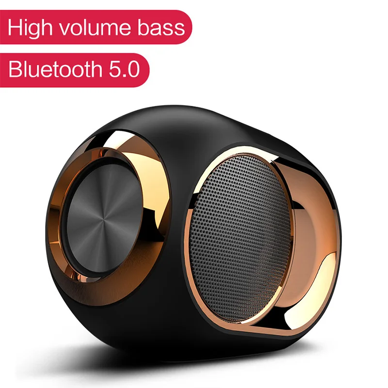 

Bluetooth Speakers Portable Wireless Speaker X6 V5.0 with Subwoofer for Phone Computer Portable Stereo Home TV HiFi Boom Box