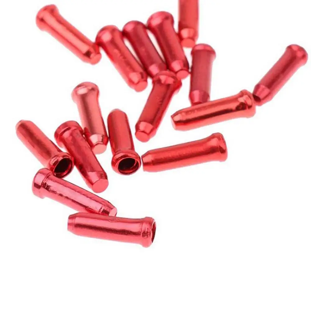 

20pcs/Set Bicycle Brake Wire Aluminum Alloy Tail Cap Brake End Brake End Cable Line Bicycle Cover Cable Cap Protection H1S2