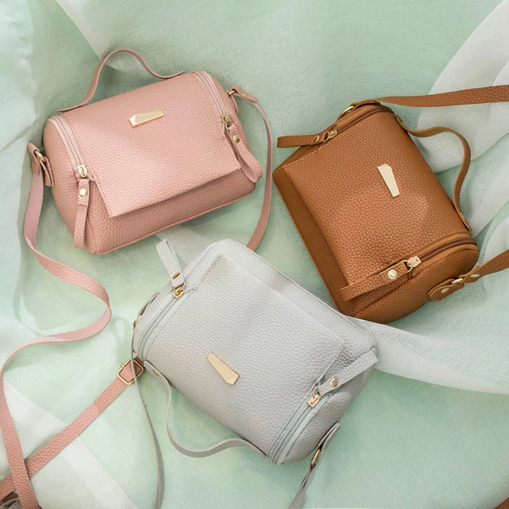 Новая Винтажная женская сумка из искусственной кожи через плечо с клапаном на