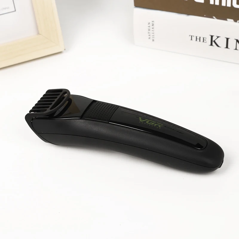 VGR брендовый профессиональный электрический триммер для волос USB перезаряжаемая