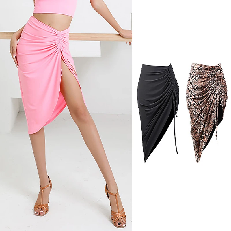 Юбка для латиноамериканских танцев DNV14560 сексуальная ассиметричная одежда с