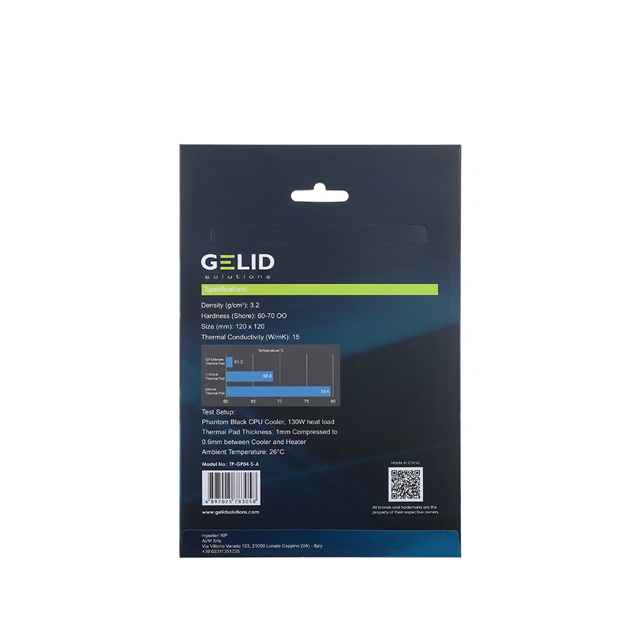 GELID решения GP-Ultimate 15 Вт/MK термальная Накладка для процессора GPU материнская плата