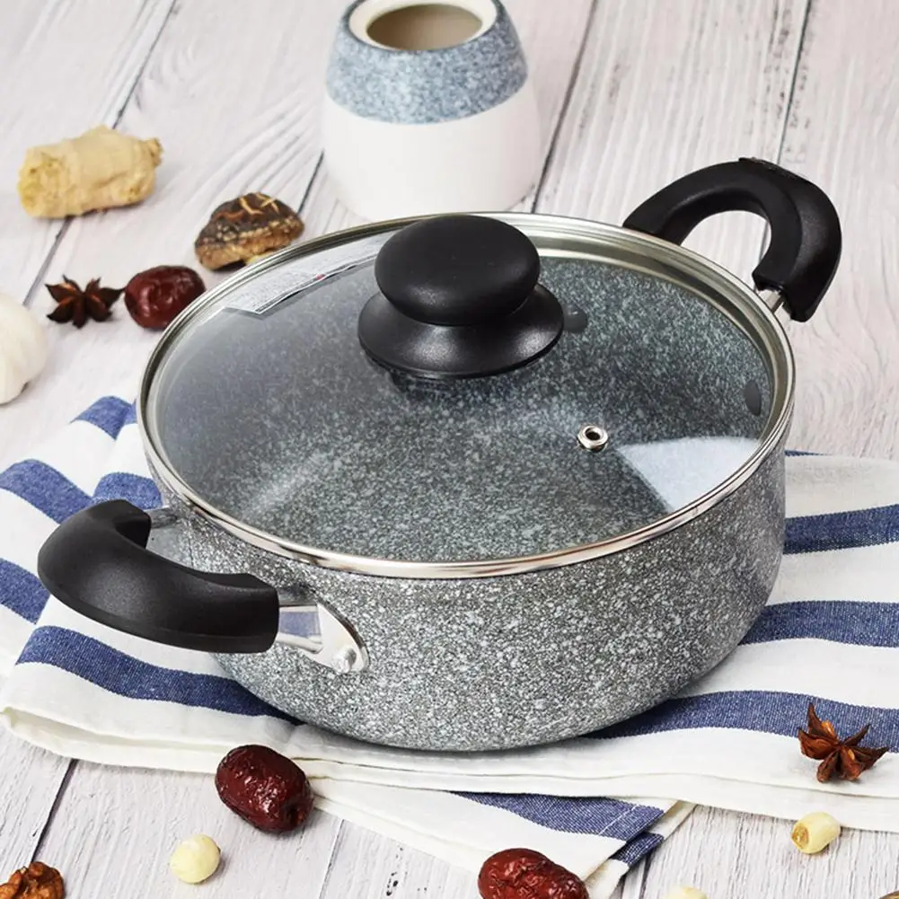 

Newest Stone Noodle Soup Saucepan Non-stick Cotaing Casserole Kitchen Cooking Accessoris For Gas Stove And Induction Cooker