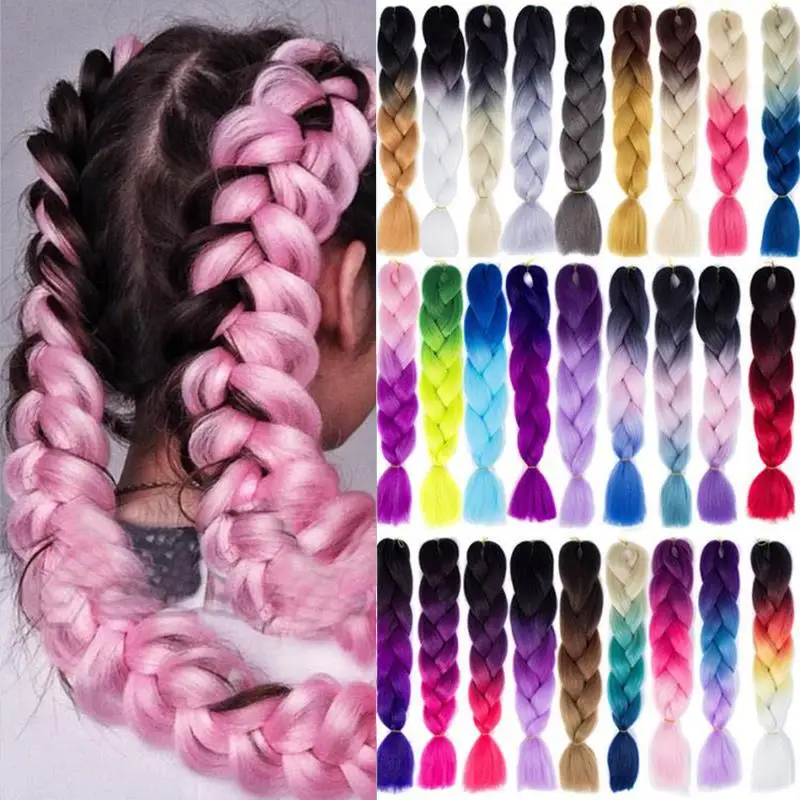 канекалон 100 г 120 канекалоны для волос цветов синтетические плетеные волосы