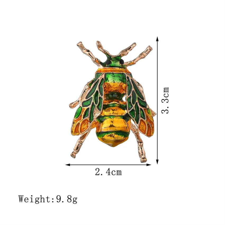 Женская Брошь в виде насекомых с кристаллами | Украшения и аксессуары