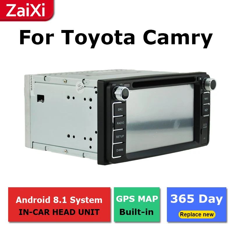 Автомагнитола ZaiXi 2Din для Toyota Camry Daihatsu Altis 2001 ~ 2006 Android мультимедийный плеер GPS