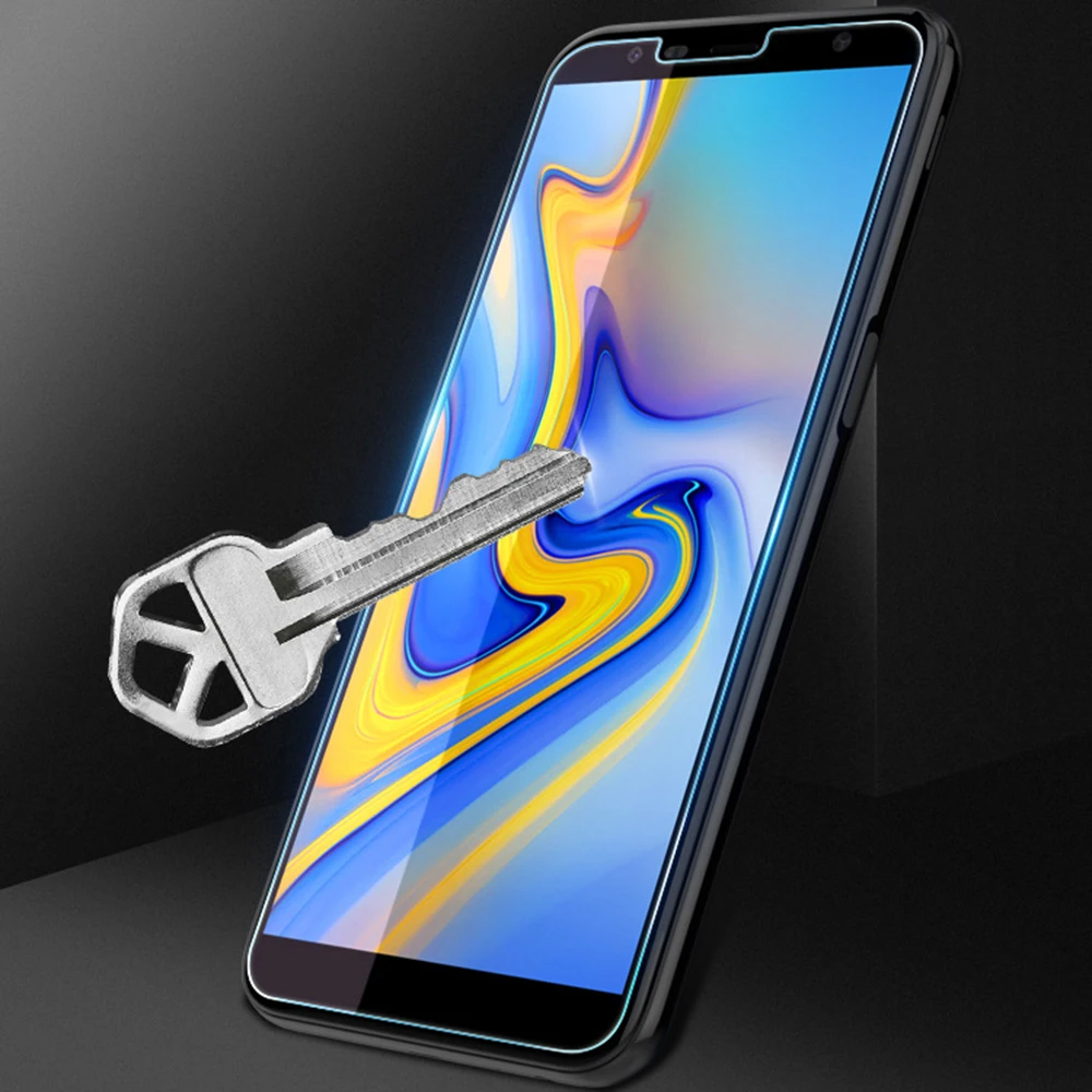 Для samsung Galaxy J4 J6 A6 A8 Plus 2018 J7 Prime защита экрана из закаленного стекла для J8 A9 A7 A750