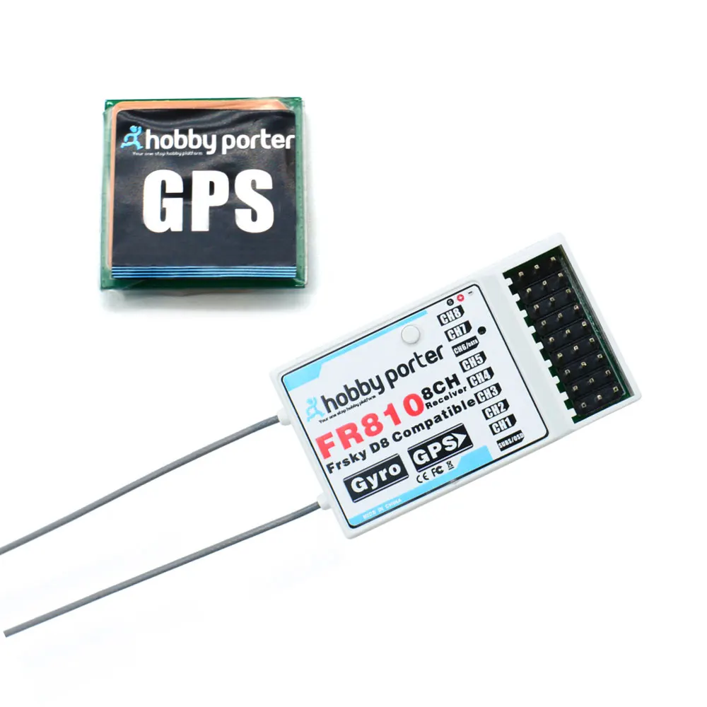 Контроллер полета стабилизации HobbyPorter FR810 2 4G 8CH 6 осей с GPS модулем для