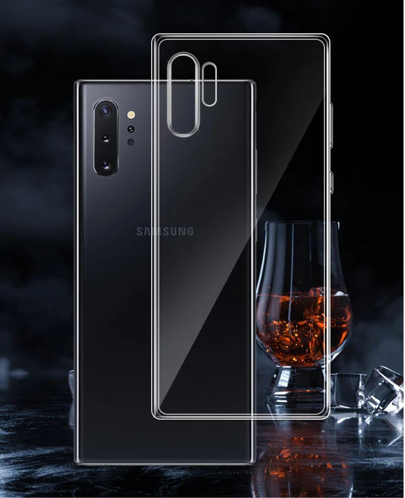Для samsung Galaxy Note 10 Plus чехол S10 S11 тонкий прозрачный ТПУ силиконовый прозрачный мягкий чехол для samsung Note 10+ чехол для телефона