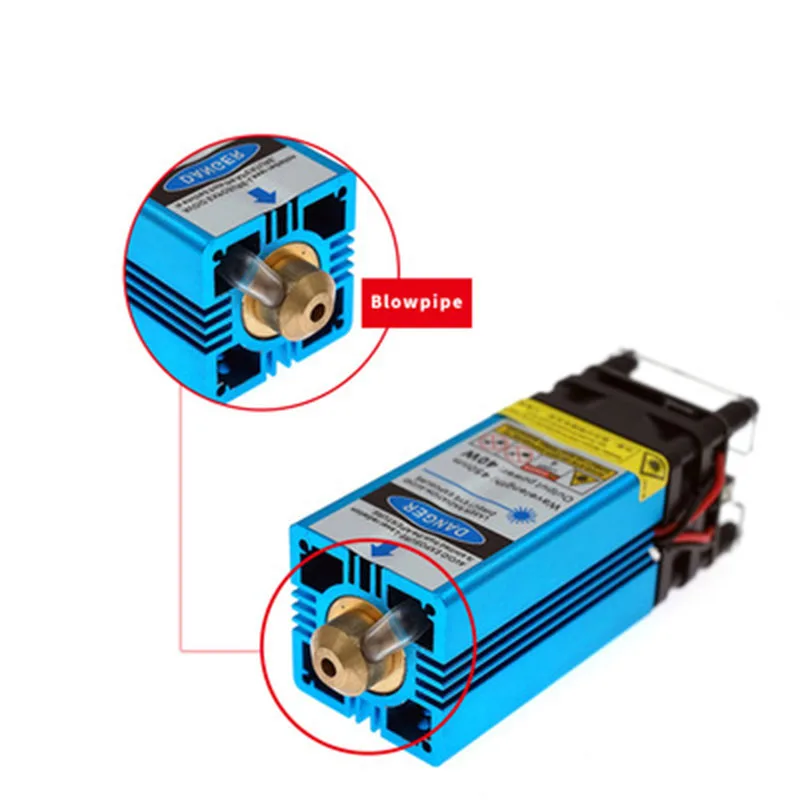 

New 40W Laser Module 5.5W 450nm Continuous Laser Fast High Precision Cut Engraver Printer Cutter For Metal Wood Stainless Steel