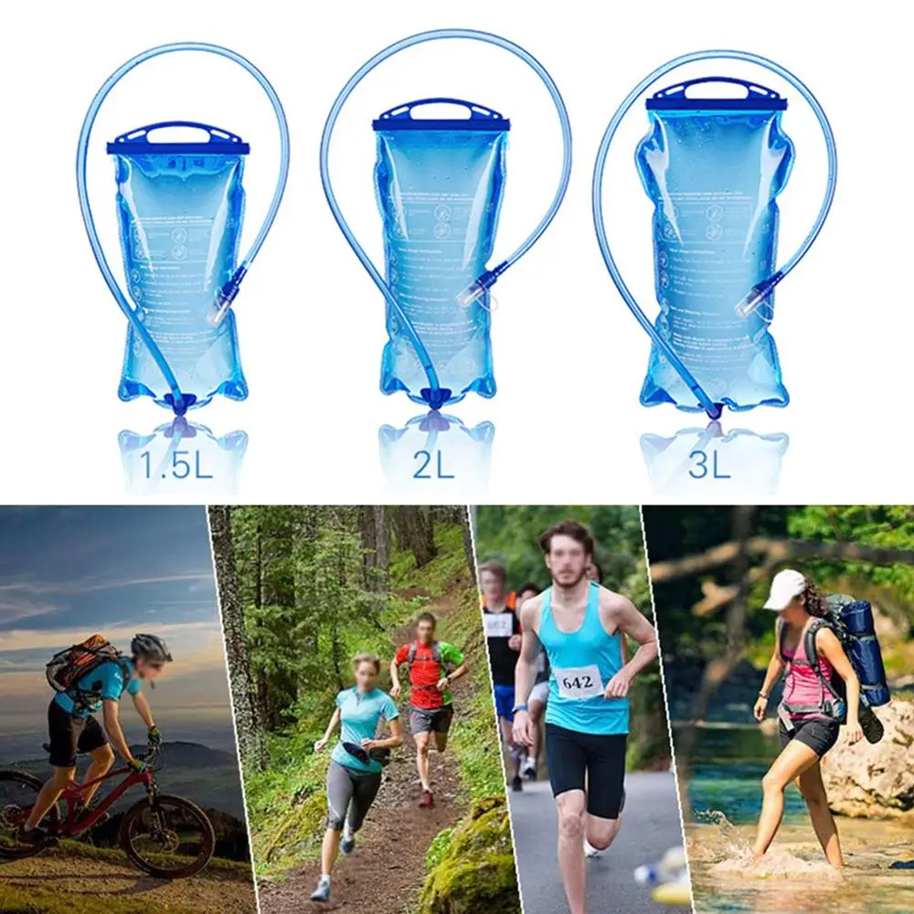 

Hydration Bladder 1.5/2/3-Litre Leak-proof Water Storage Bag Water Reservior Clip-on handle Hiking Cycling Hiking Camping Tools