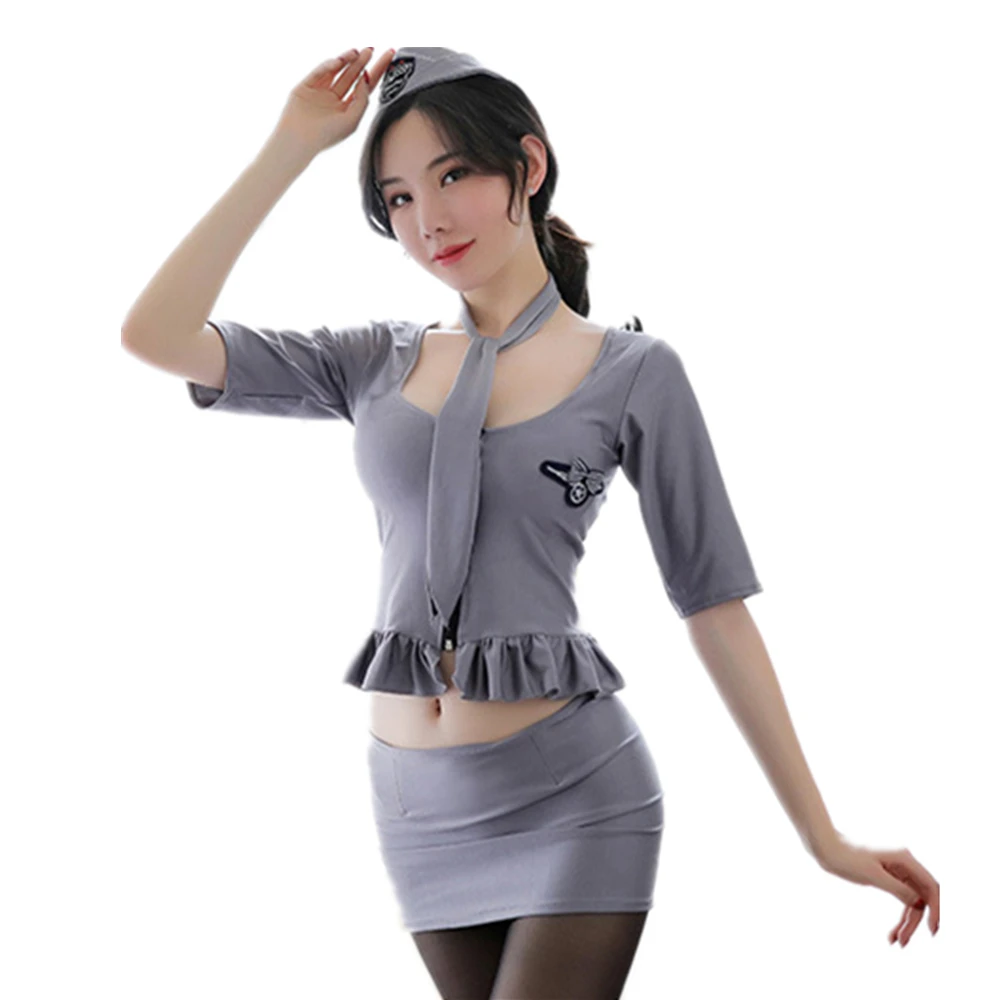 Сексуальное женское нейлоновое нижнее белье эротический костюм для косплея