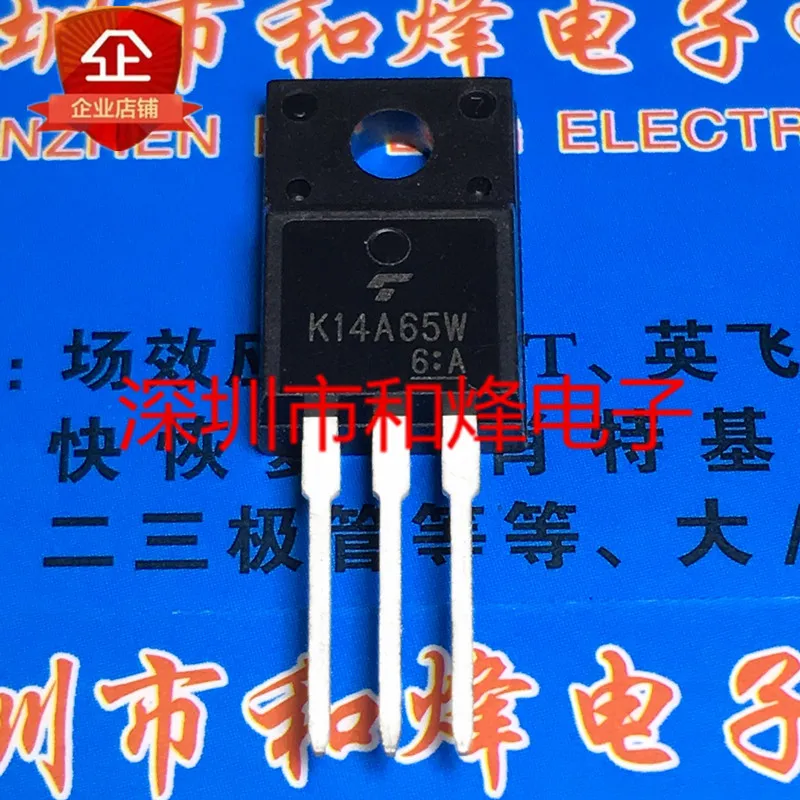 

10 шт. K14A65W TK14A65W TO-220F 650V 13.7A