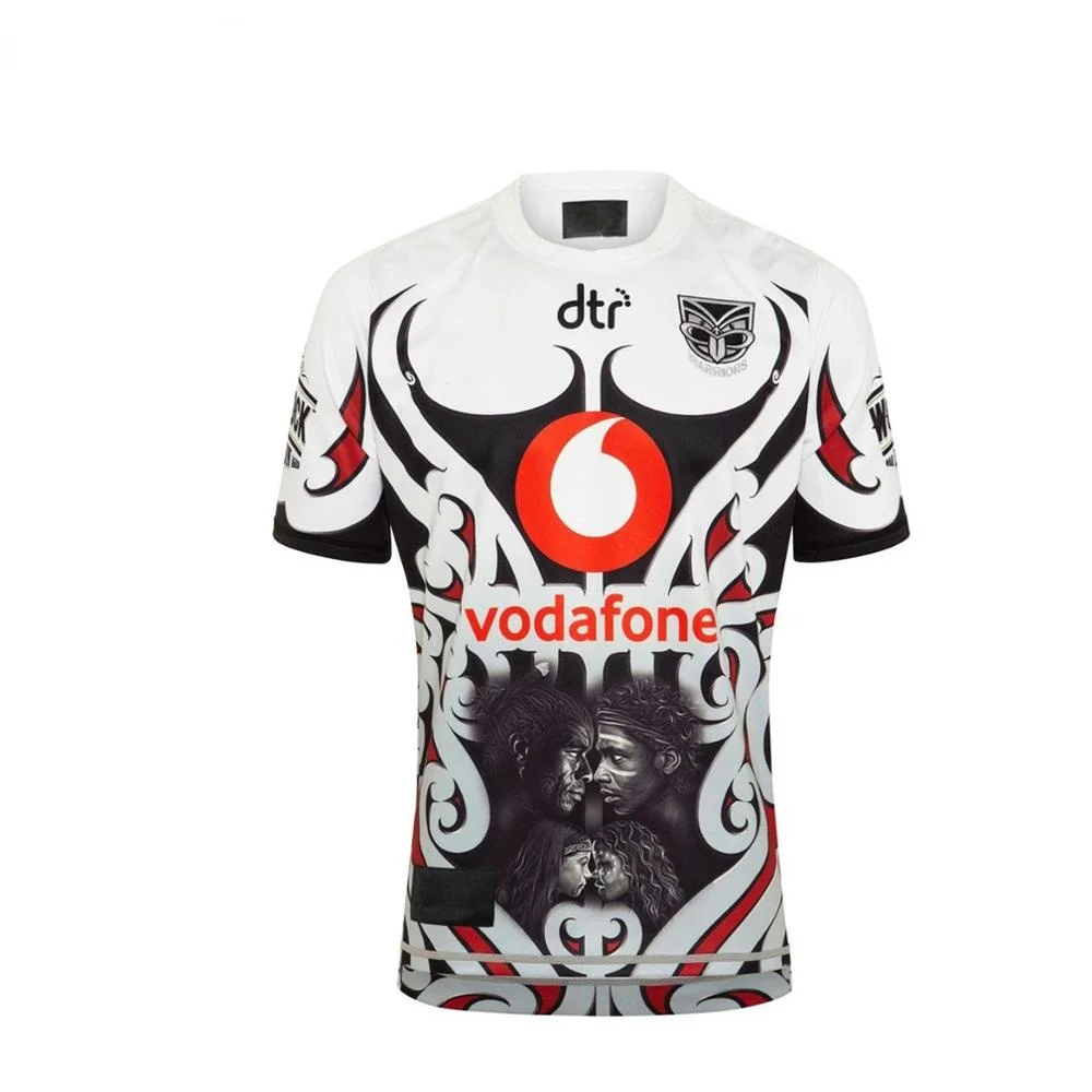 

2020 трикотажная спортивная футболка для регби Vodafone Warrior