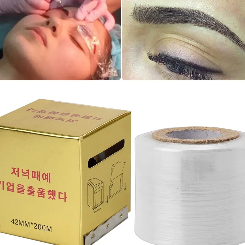 Новинка 1 рулон тату Полуперманентная подводка для бровей губ макияж пластиковые