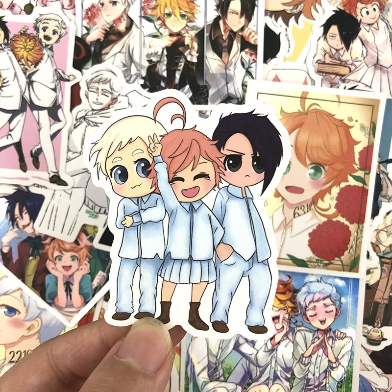 10/50 шт./упак. обещанного Neverland граффити наклейки для костюмированной вечеринки по