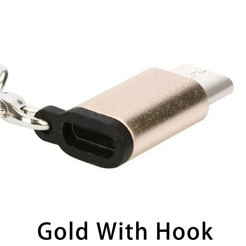 01 Брелок Тип usb C кабель-переходник «папа»-Micro USB переходник с внутренней резьбой Тип usb-C Поддержка OTG usb флэш накопитель для Xiaomi 4C/LeTV/huawei/htc Oneplus планшетный компьютер LG - Цвет: 01