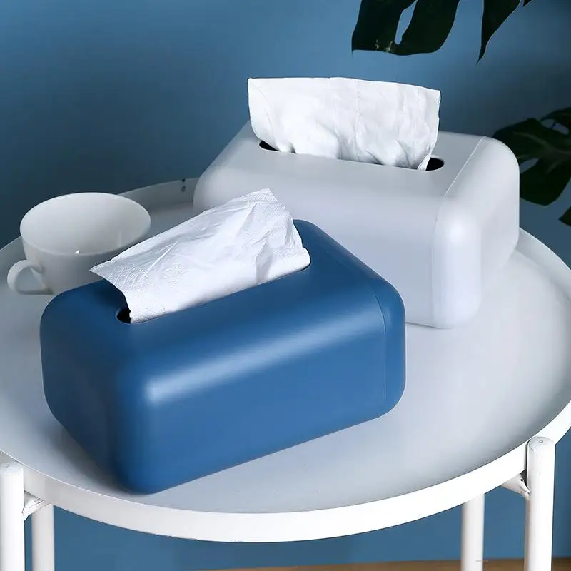 

Simple Desktop Paper Extraction Box Nordic Style Living Room Tissue Case