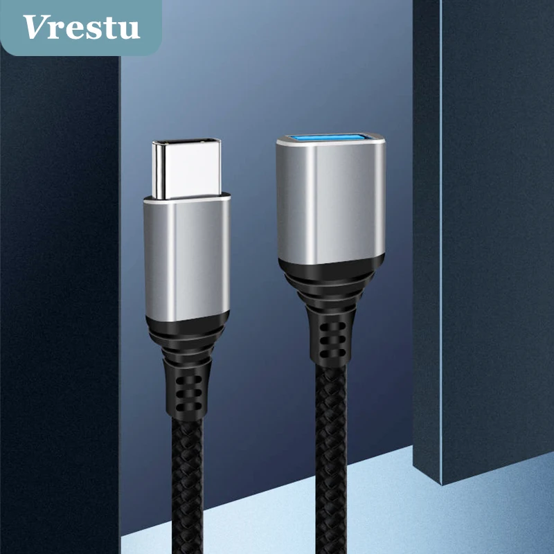 

USBC to USB 3.0 OTG Adapter USB Type-C OTG Data Cable Connector for Samsung Galaxy S20 S21 Xiaomi 11 MacBook Pro Tipo C Adapter