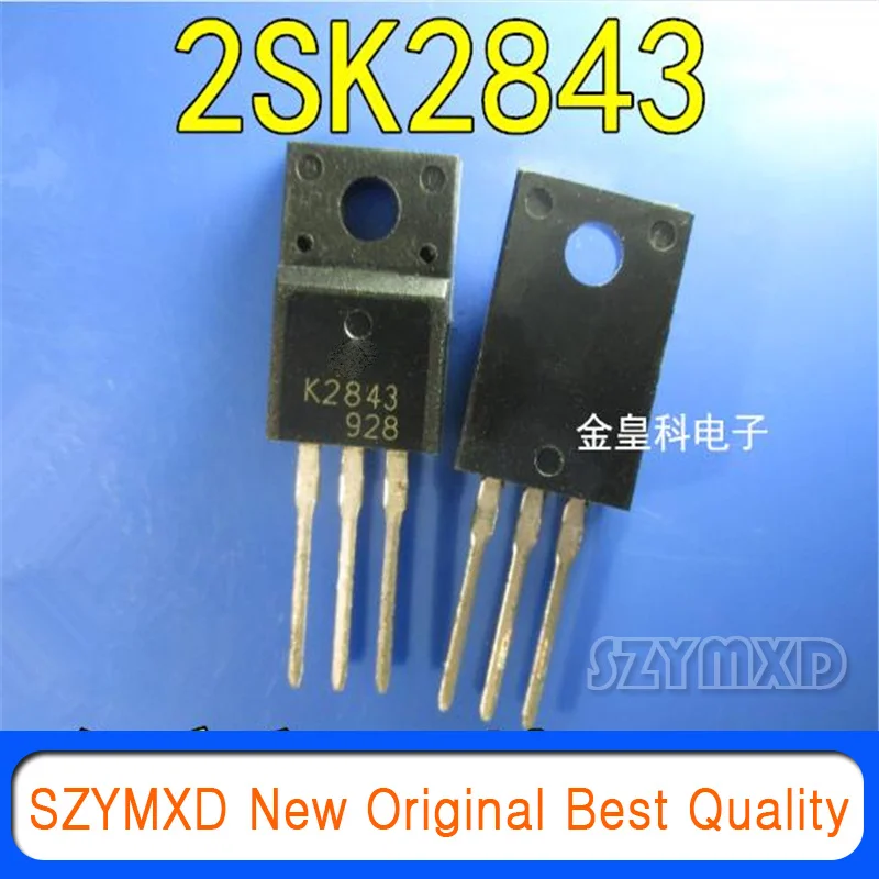 

10Pcs/Lot New Original 2SK2843 K2843 10A 600V in-line TO-220F MOS field effect tube In Stock