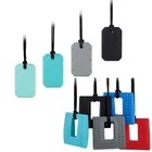 Жевательки для собак, детское ожерелье для прорезывания зубов, лучшие игрушки для аутизма и прорезывания зубов, детские силиконовые жевательные инструменты для прорезывания зубов, кулон для мальчиков и девочек