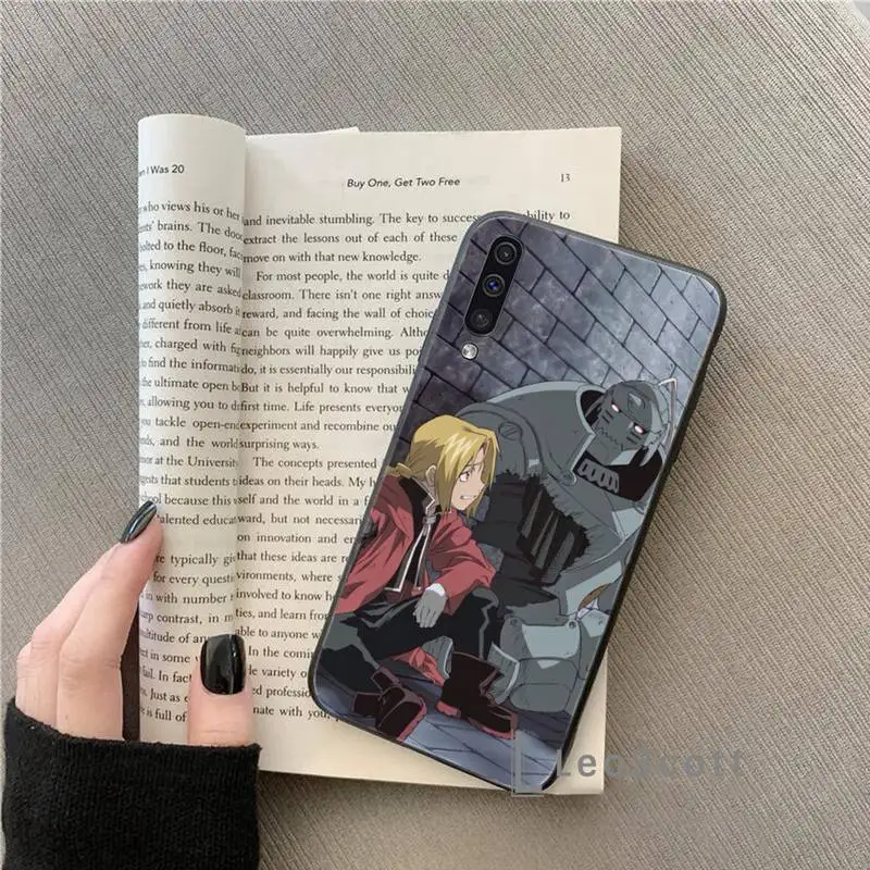 

Full metal Alchemist BROTHERHOOD Anime Phone Case For Samsung A20 A30 30s A40 A7 2018 J2 J7 prime J4 Plus S5 Note 9 10 Plus