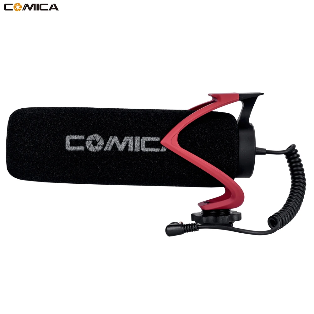 Микрофон Comica On Camera VS Rode MicVideo Go короткий микрофон для iPhone Samsung Huawei DSLR Nikon Canon Pentax