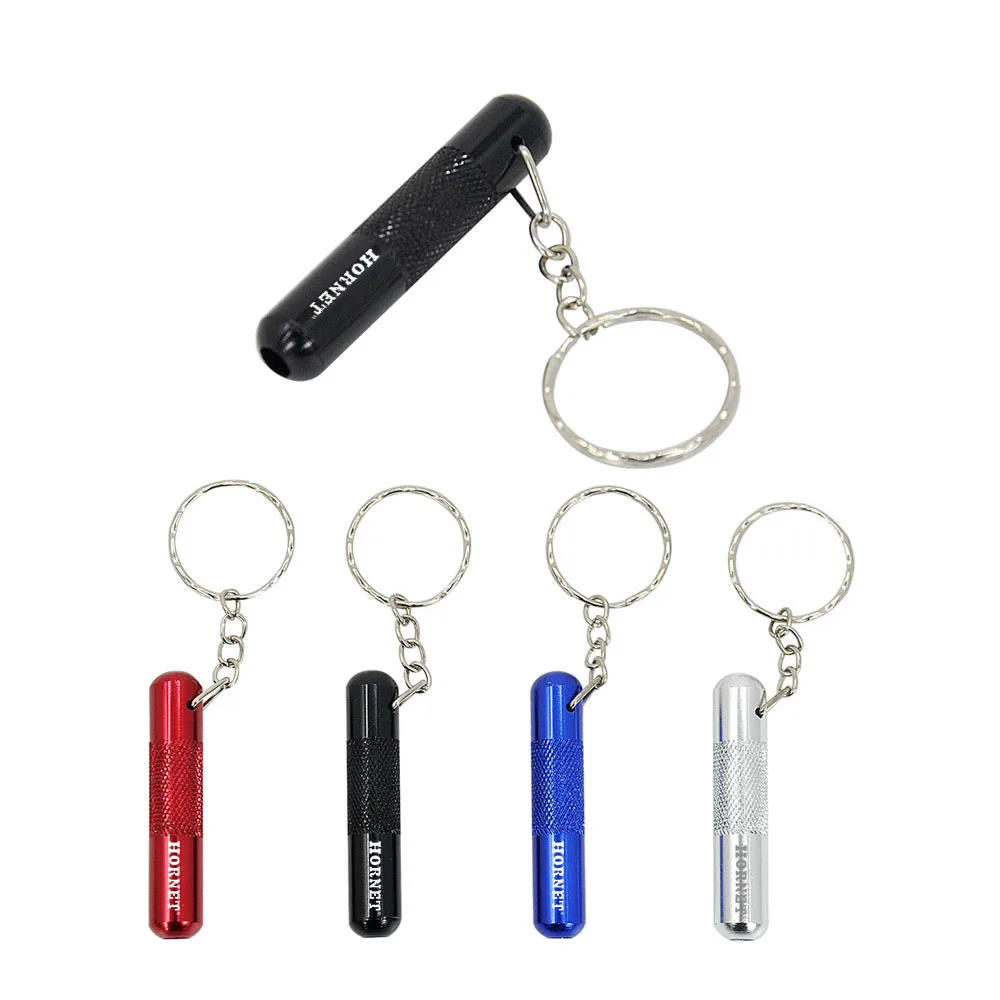 Алюминиевая ручка HORNET Sniffer устройство для табака с кольцом ключей металлический