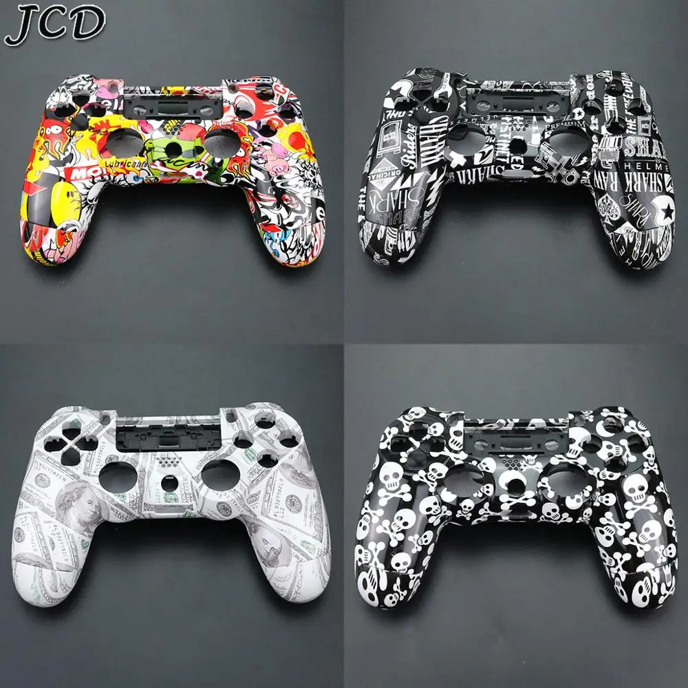 

JCD For PS4 JDM-001 011 Controller Case Front back Upper Under Cover Housing Controller Shell For Sony DualShock 4 Gamepad