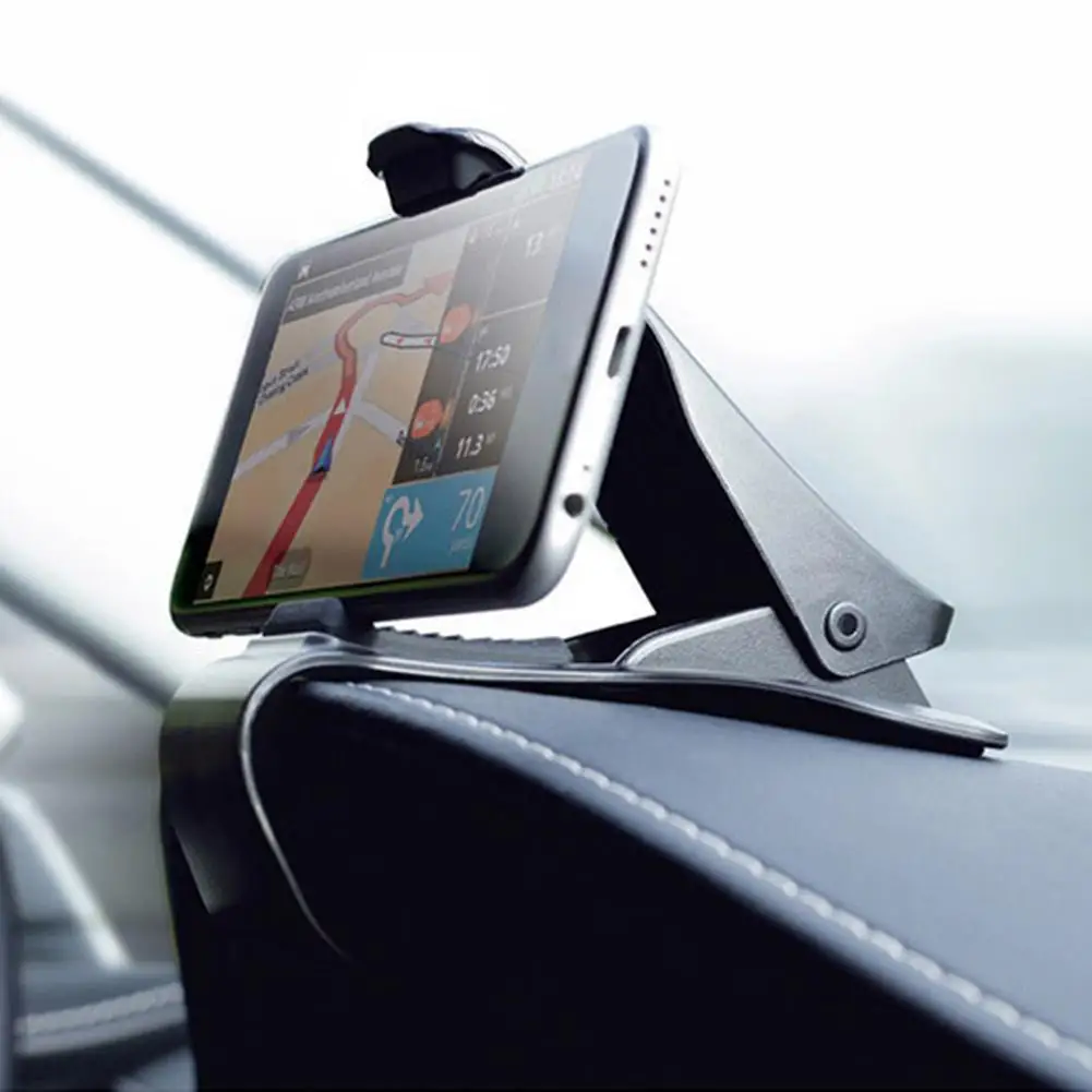 Universal 360 Rotation Cell Phone GPS Car Dashboard Mount Phone Holder Stand Hud Clip On Cradle Phone Bracket