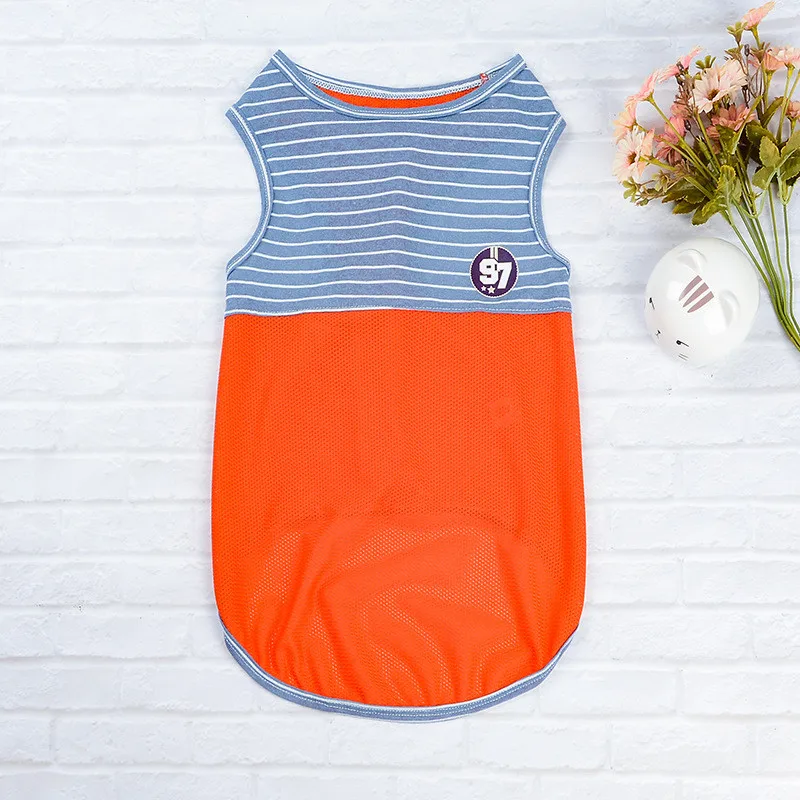 Хлопковая одежда для домашних животных камуфляжный сетчатый жилет собак