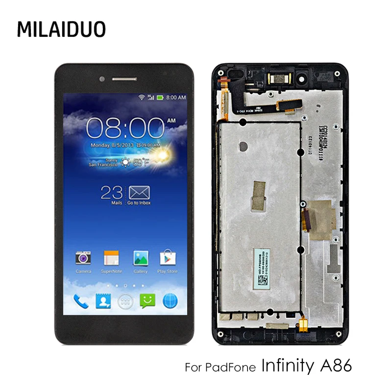 ЖК дисплей для ASUS PadFone Infinity A86 сенсорный экран дигитайзер полная сборка Замена