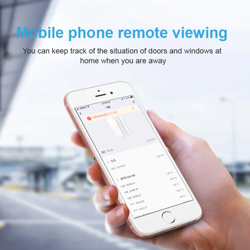 Датчик двери и окон Tuya Smart Zigbee детектор открытия/закрытия сигнализации в режиме