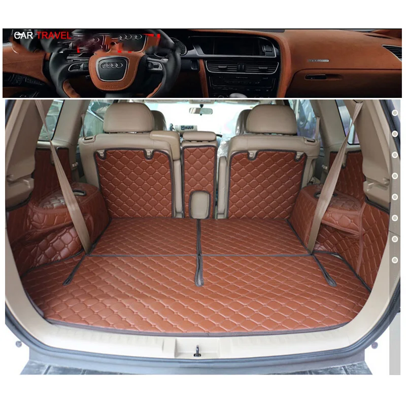 Хорошие коврики для багажника автомобиля Toyota Highlander 7 сидений 2013-2007 прочные 2012