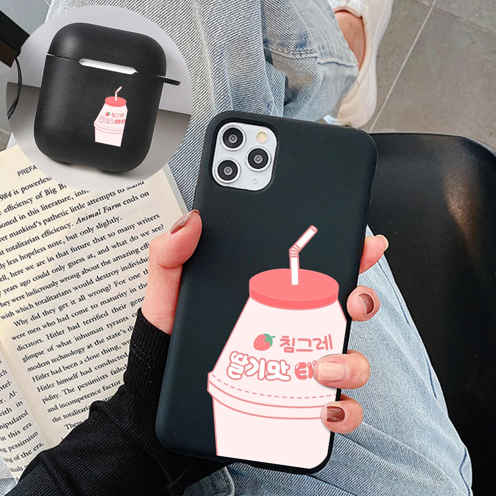 Милый чехол для телефона iphone XR роскошные чехлы 11 с Airpods 8 Plus SE 2020 силикон 7 |