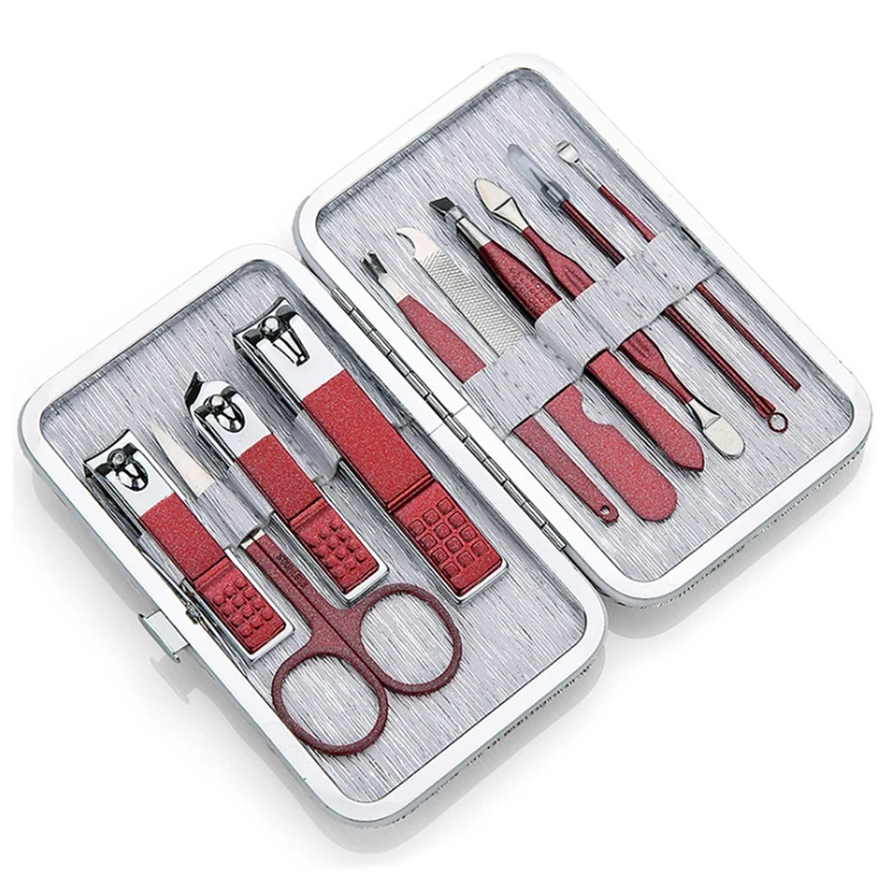 

10Pcs Stainless Steel Nail Clippers Nail Clippers Nail Clippers Manicure Manicure Tool Set